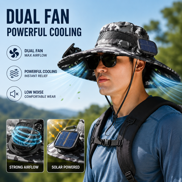 The Solar Fan Hat